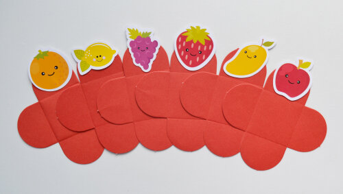 Forminha de Doces Frutinhas Personalizada para Festa Infantil
