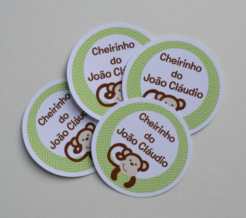 Adesivo personalizado Macaquinho