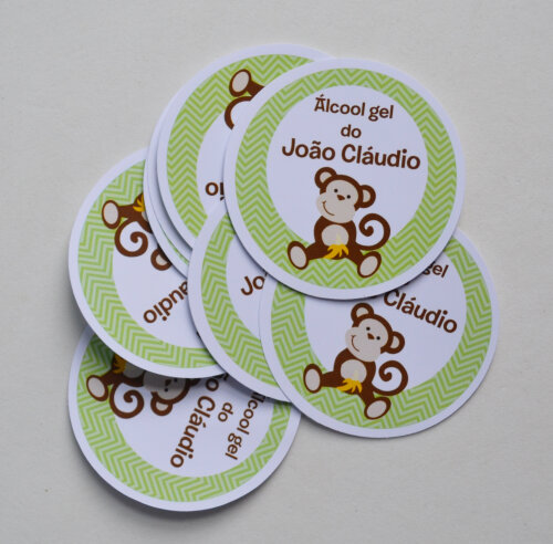 Adesivo personalizado Macaquinho
