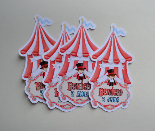 Aplique Tubete Circo