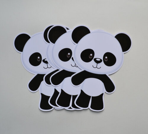 Panda decoração de parede ou painel