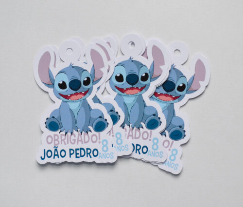 Tag lembracinha Stitch