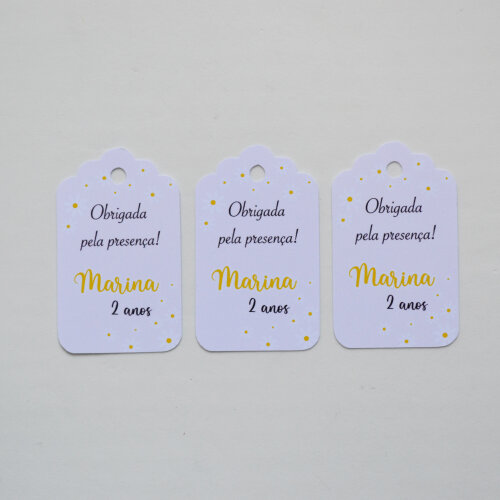 Tag Lembrancinha Margaridas Personalizada | Festa Floral