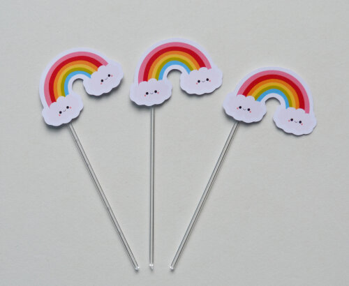 Topper para Doces Arco-iris