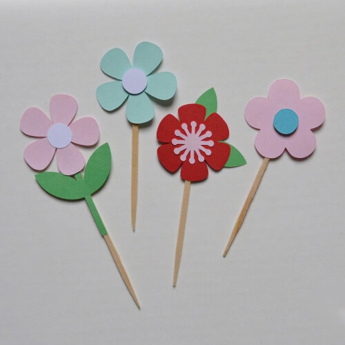 Topper Flores - 20 Unidades
