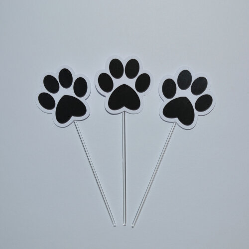 Topper de Doces Patinha de Cachorro