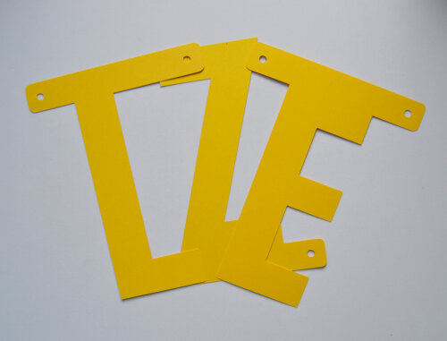 Varal de Letras Personalizado | Decoração Festa Infantil