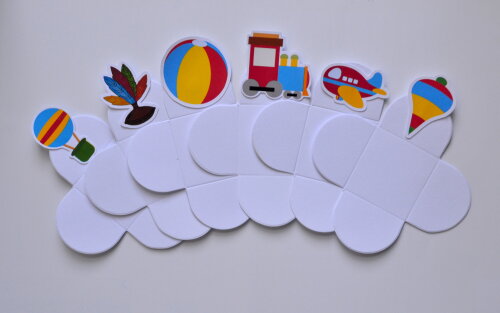 Forminha de Doce Brinquedos Personalizada para Festa Infantil