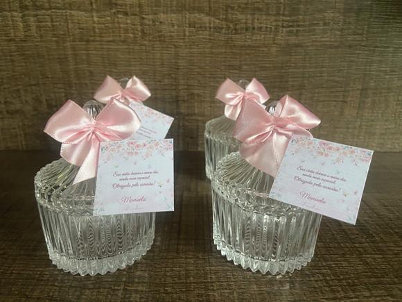 Bomboniere de Vidro Personalizada