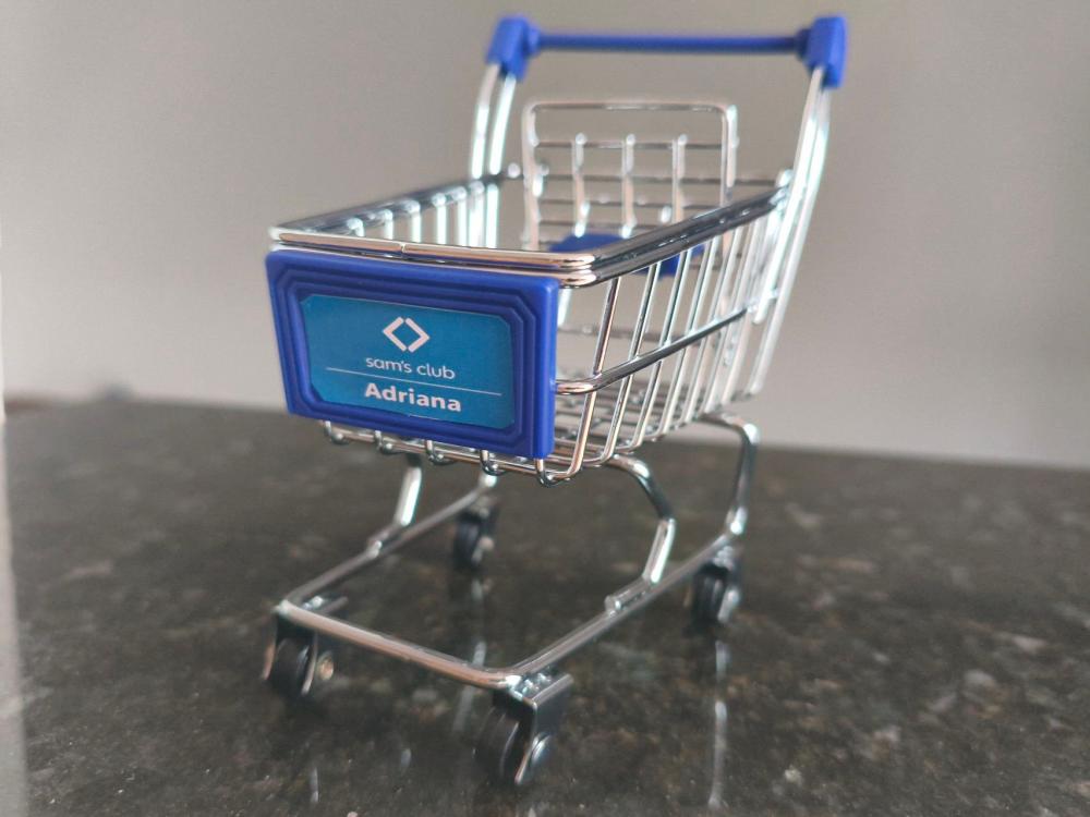 Miniatura Carrinho de Supermercado Personalizado