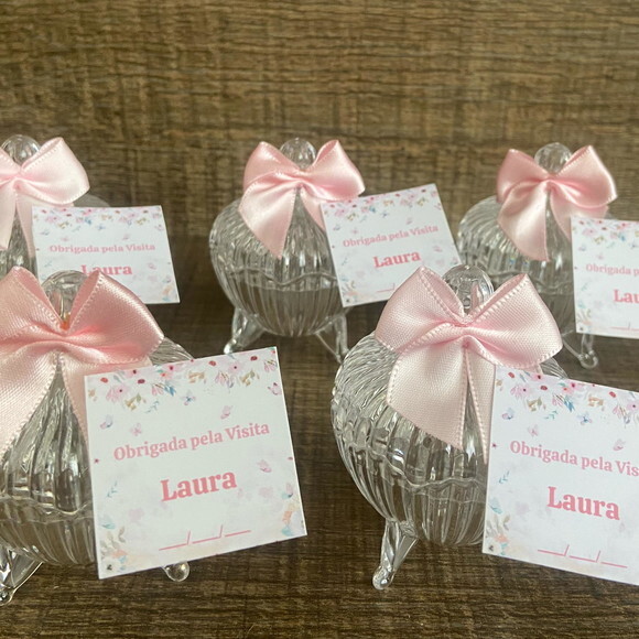 Mini Bomboniere Personalizada em Acrílico