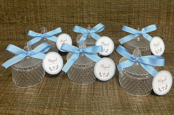 Mini Bomboniere Acrílica Lapidada Personalizada