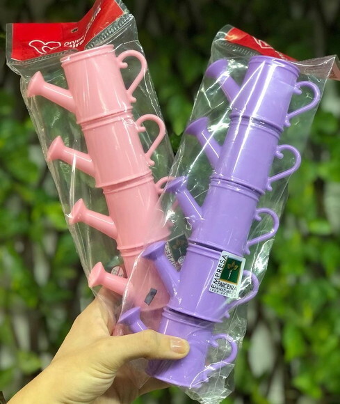 Mini Regador de Plástico para Lembrancinha