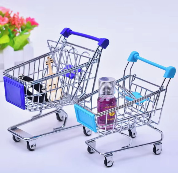 Miniatura Carrinho de Supermercado