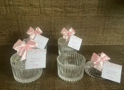 Bomboniere de Vidro Personalizada