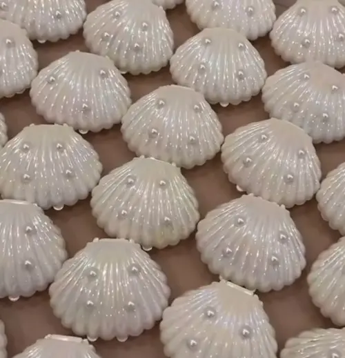 Concha Personalizada Com Mini Pérolas