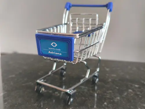 Miniatura Carrinho de Supermercado Personalizado