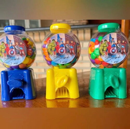 Baleiro Giratório 10 cm Personalizado