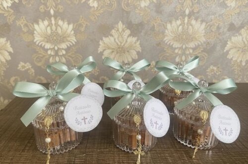 Mini Bomboniere com Tercinho e Caramelos