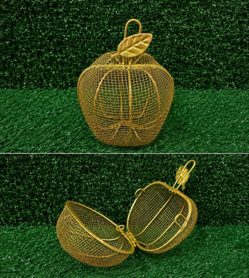 Maçã aramada para lembrancinha