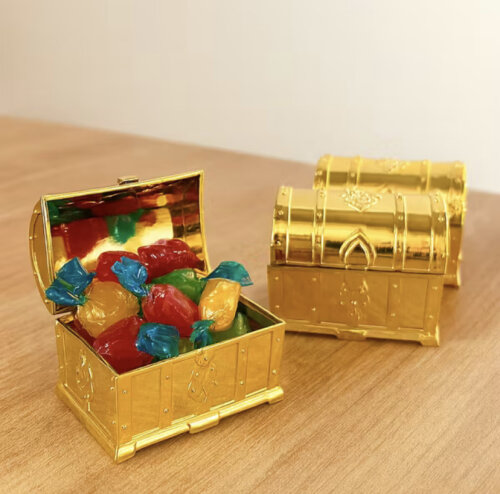 Mini Baú Dourado