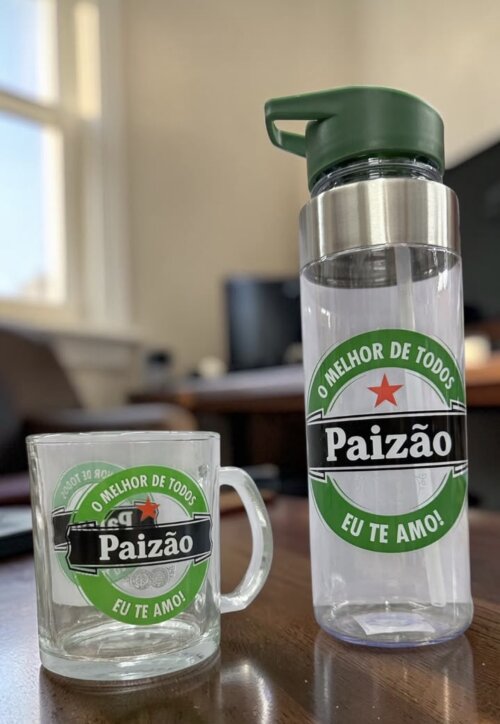 Kit dia dos Pais - Garrafa e Caneca