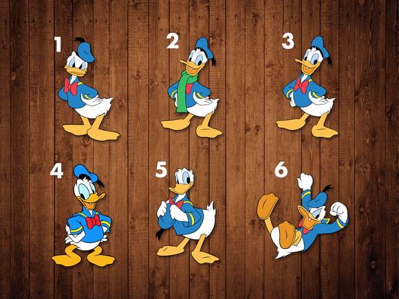 40 Adesivos / Pato Donald