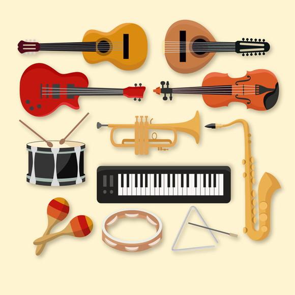 Adesivo / Instrumentos Musicais