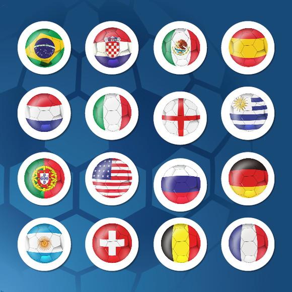 Adesivo / Jogo de Botão / Seleções