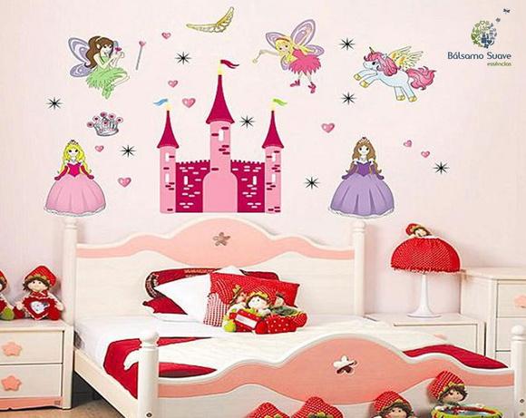 Adesivo Castelo Fadas e Princesas