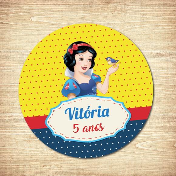 Adesivo Branca de Neve (5x5cm)