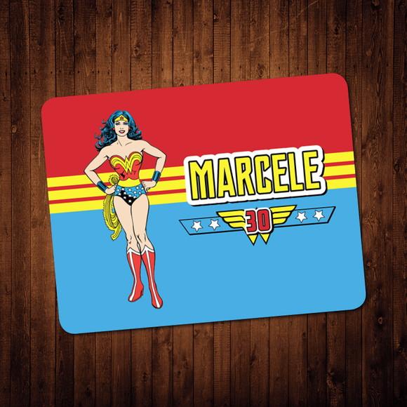 Adesivo Marmita Mulher Maravilha