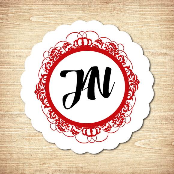 Adesivo Monograma Personalizado