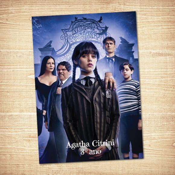 Adesivo Wandinha Capa Caderno