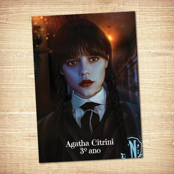 Adesivo Wandinha Capa Caderno