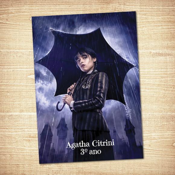 Adesivo Wandinha Capa Caderno