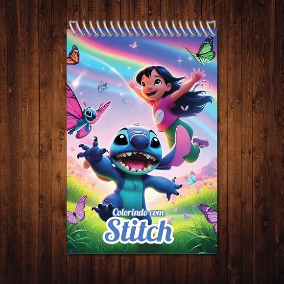 Arquivo Digital Lilo e Stitch Livro de Colorir Estilo Goods