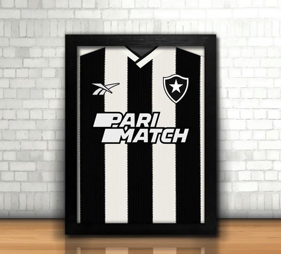 Botafogo Camisa / Quadro / com Vidro