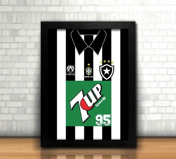 Botafogo Camisa / Quadro / com Vidro