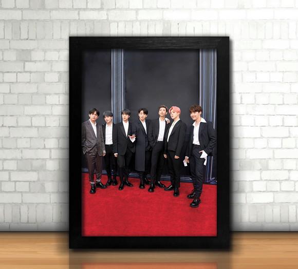 Bts / Quadro / 20x30cm / Vidro