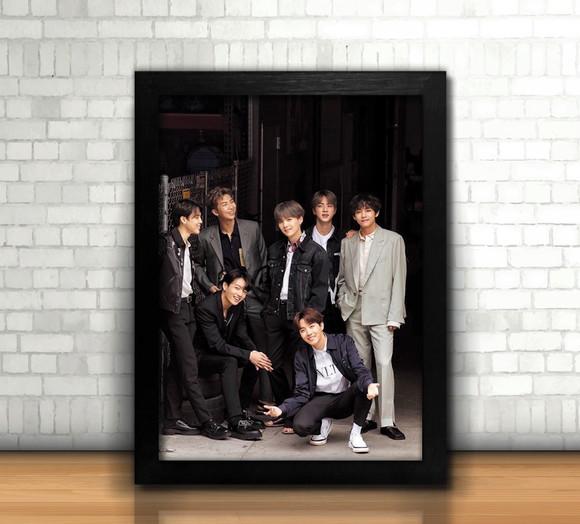 Bts / Quadro / 20x30cm / Vidro