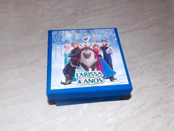 Caixa MDF / Frozen / 10x10x5cm