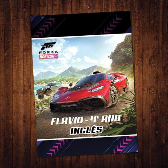 Carros Esportivos / Adesivo Capa Caderno / A4