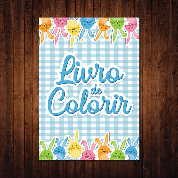 Coelhinho da Páscoa / Livro de Colorir / 15x21cm