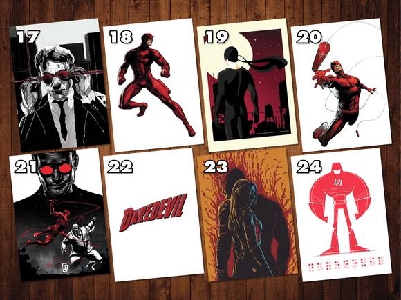 Demolidor (daredevil) - Kit Adesivo Tamanhos A4