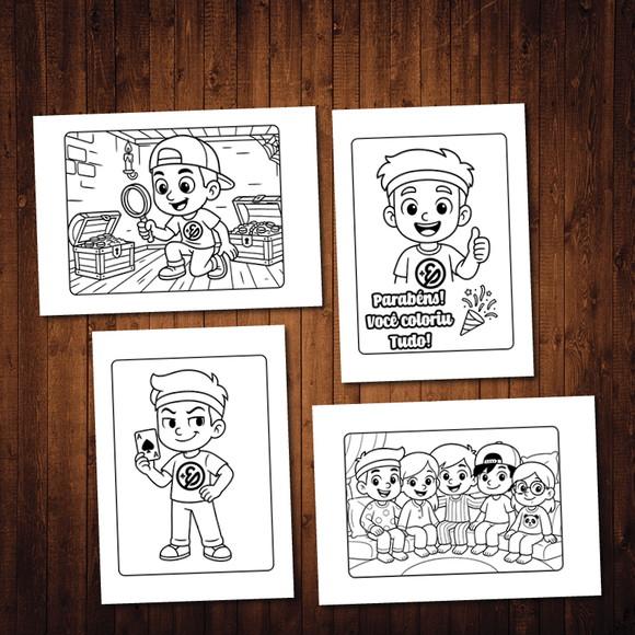 Enaldinho Livro de Colorir Estilo Goods