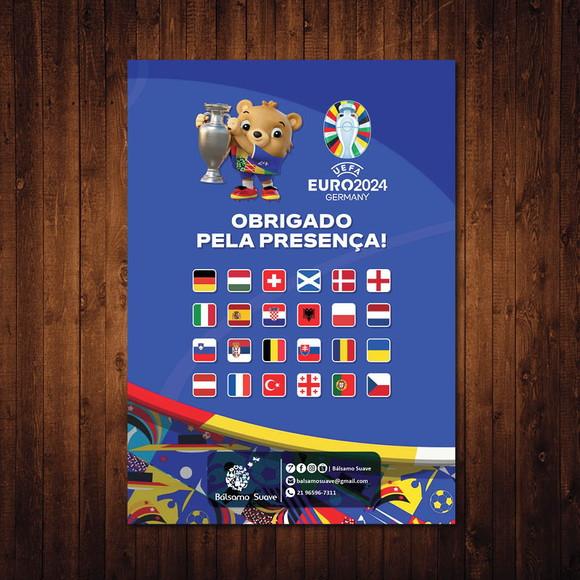 Eurocopa / Livro de Colorir / 15x21cm / 12 Desenhos