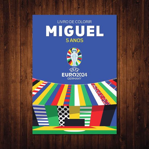 Eurocopa / Livro de Colorir / 15x21cm / 12 Desenhos