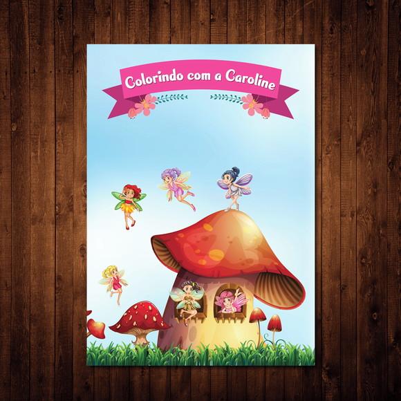 Fadas / Livro de Colorir / 10x15cm / 12 Desenhos