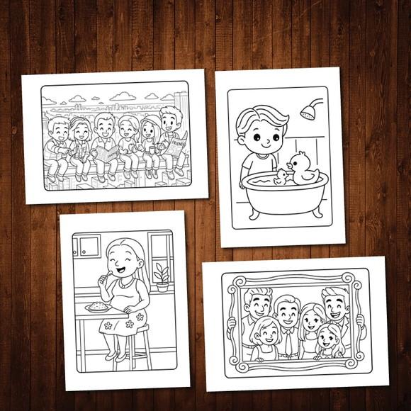 Friends Livro de Colorir Estilo Bobbie Goods Wire-o